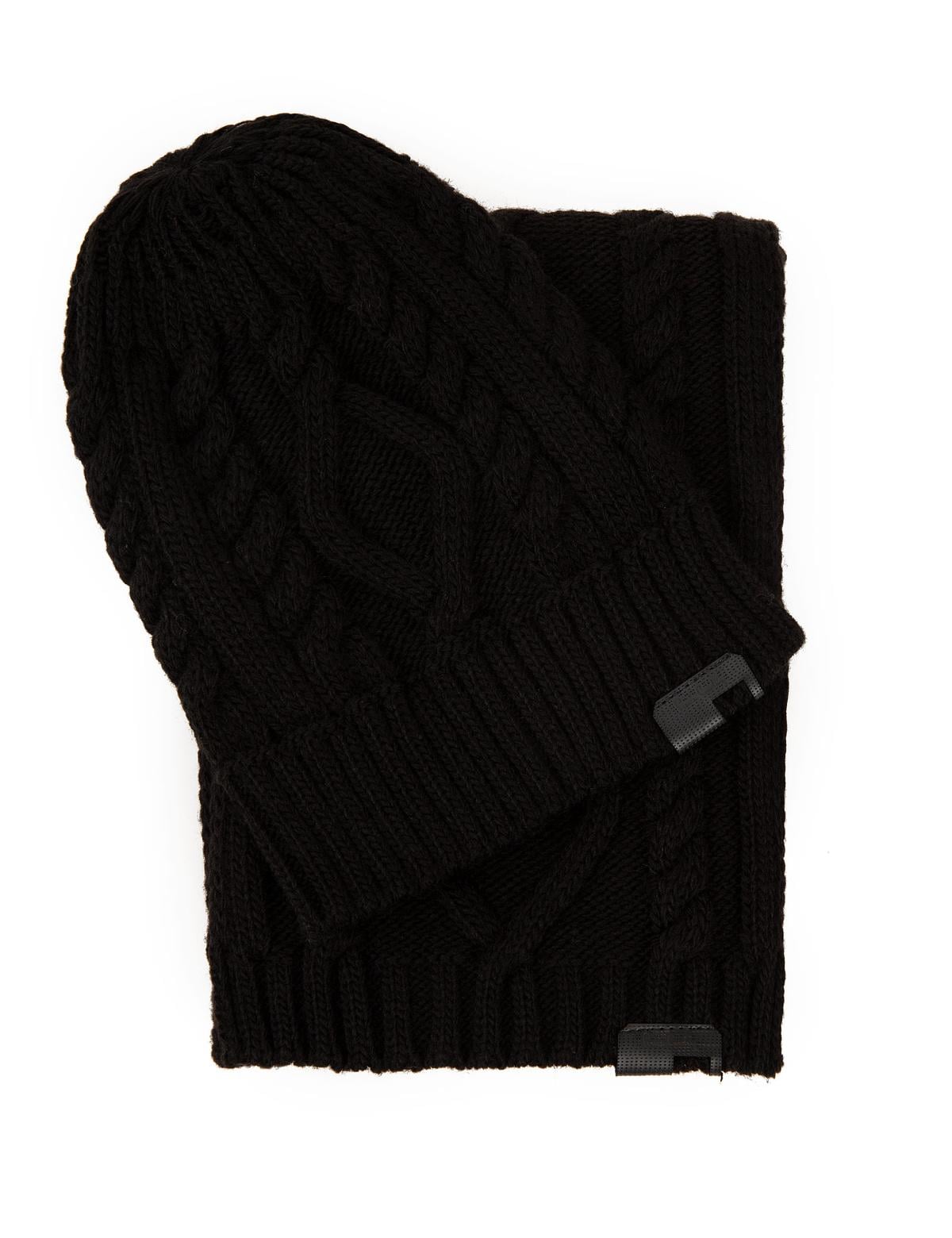 Siyah Kaşkol Bere Eldiven Takım