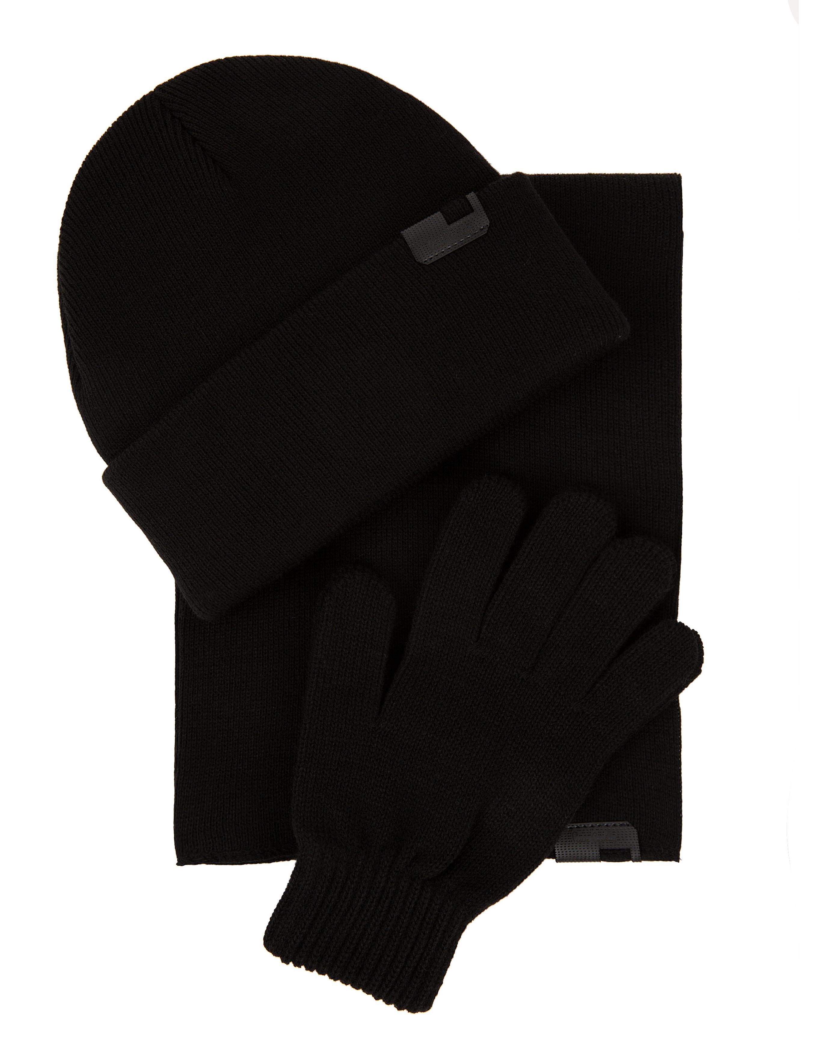 Siyah Kaşkol Bere Eldiven Takım