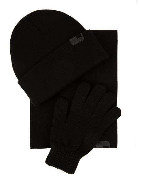 Siyah Kaşkol Bere Eldiven Takım - 50224611001