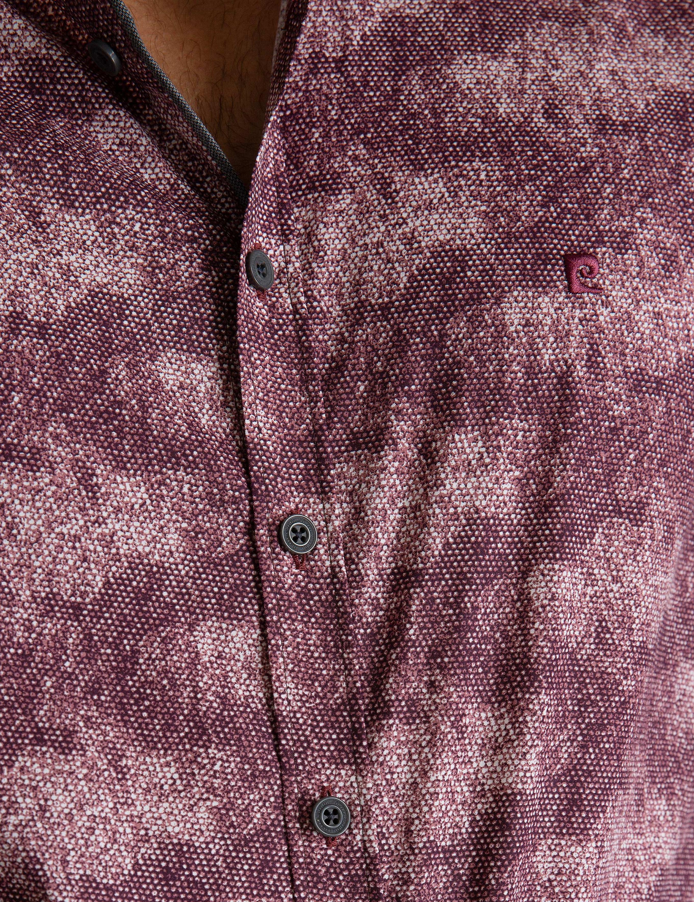 Bordo Slim Fit Gömlek