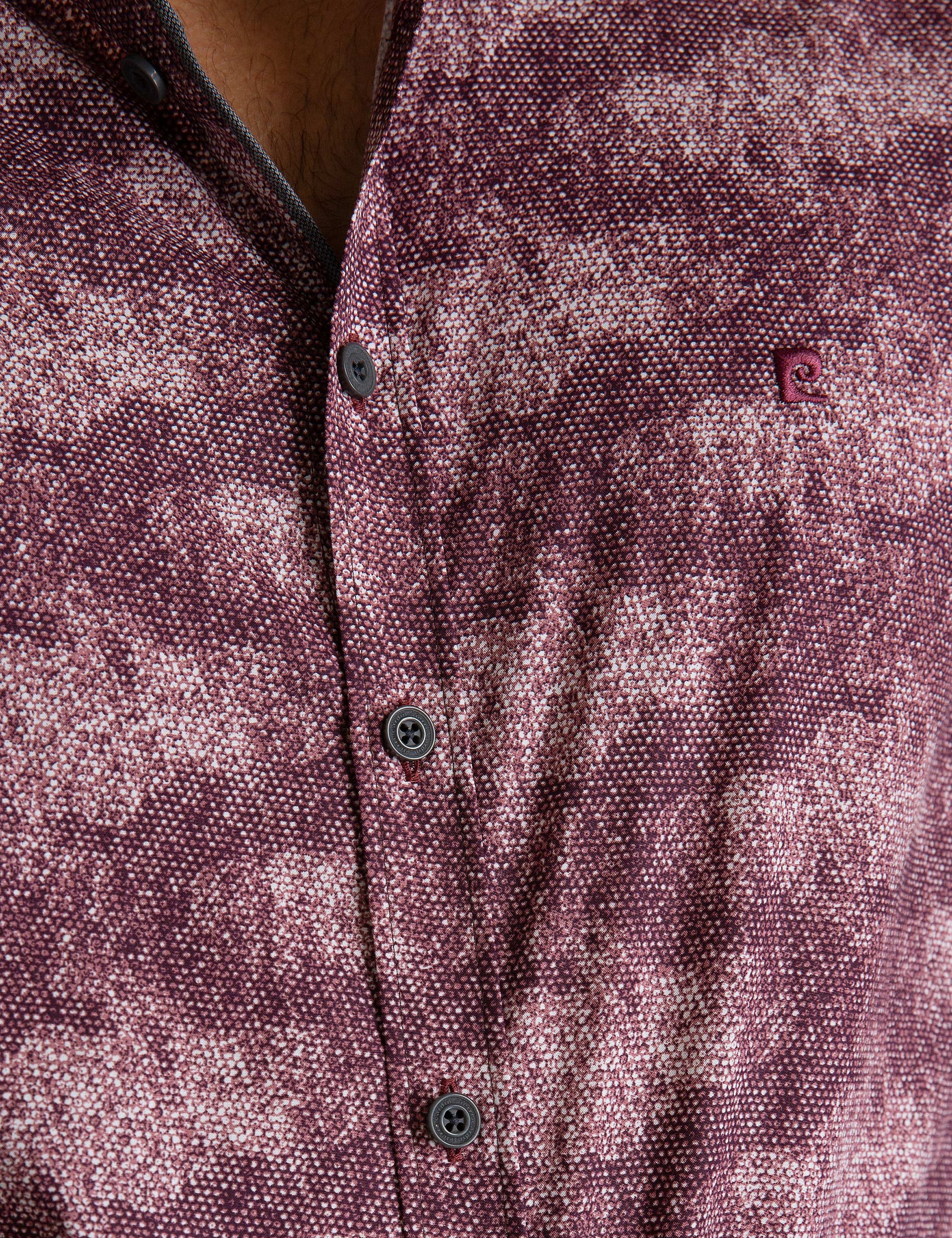 Bordo Slim Fit Gömlek