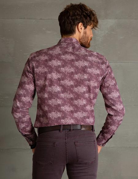 Bordo Slim Fit Gömlek - 50193908001