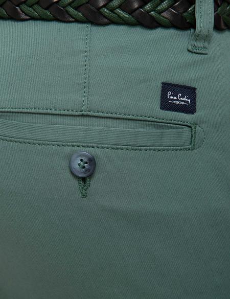 Yeşil Slim Fit Chino Pantolon - 50158219024
