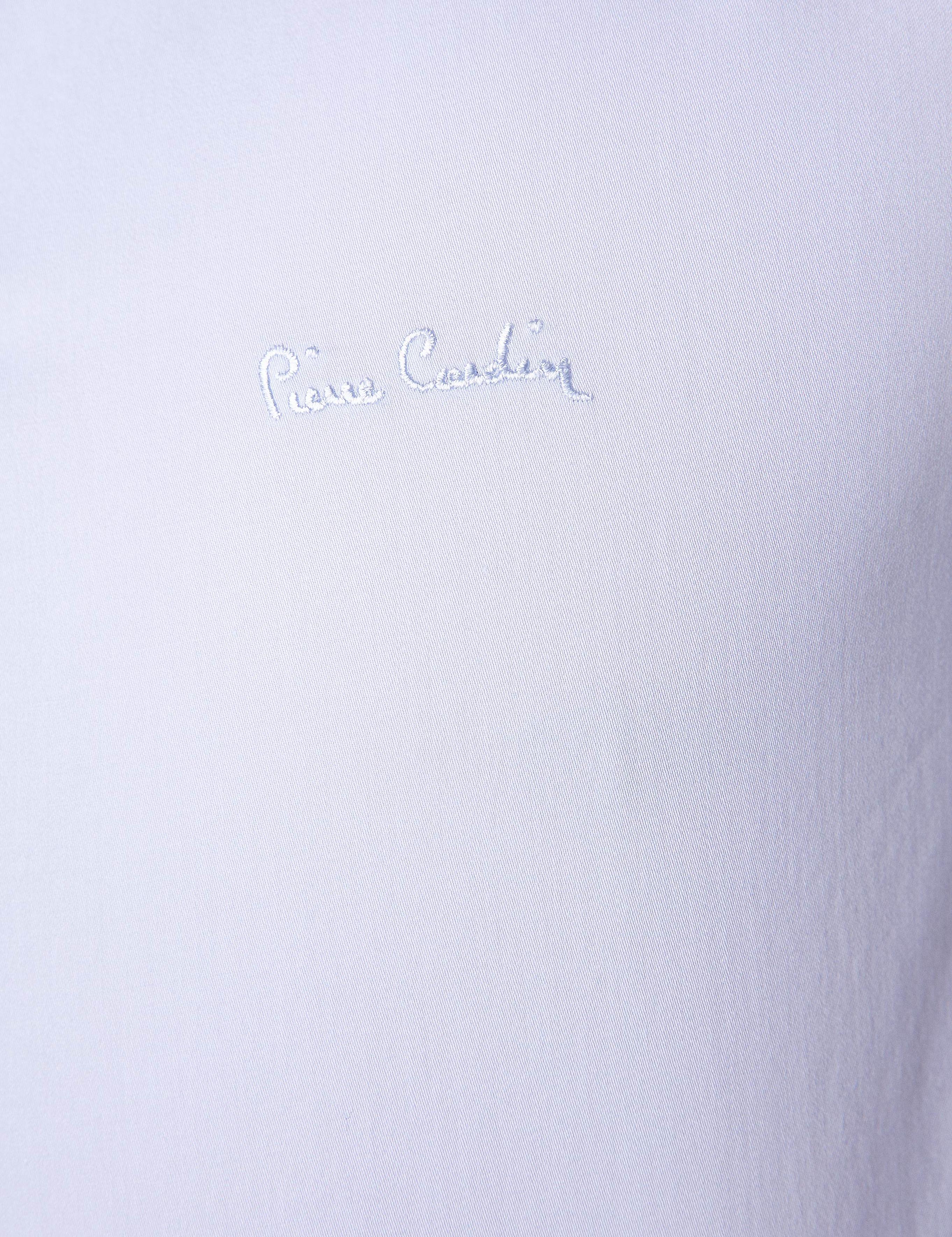 Açık Mavi Slim Fit Uzun Kollu Basic Gömlek