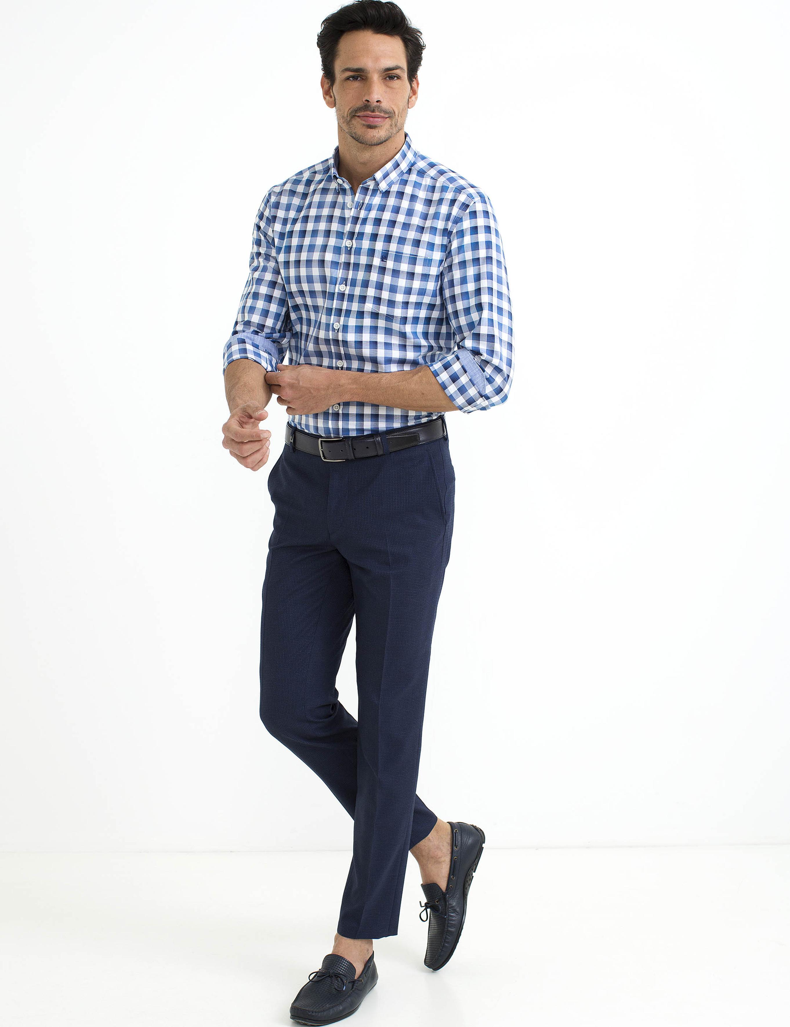 Lacivert Regular Fit Gömlek