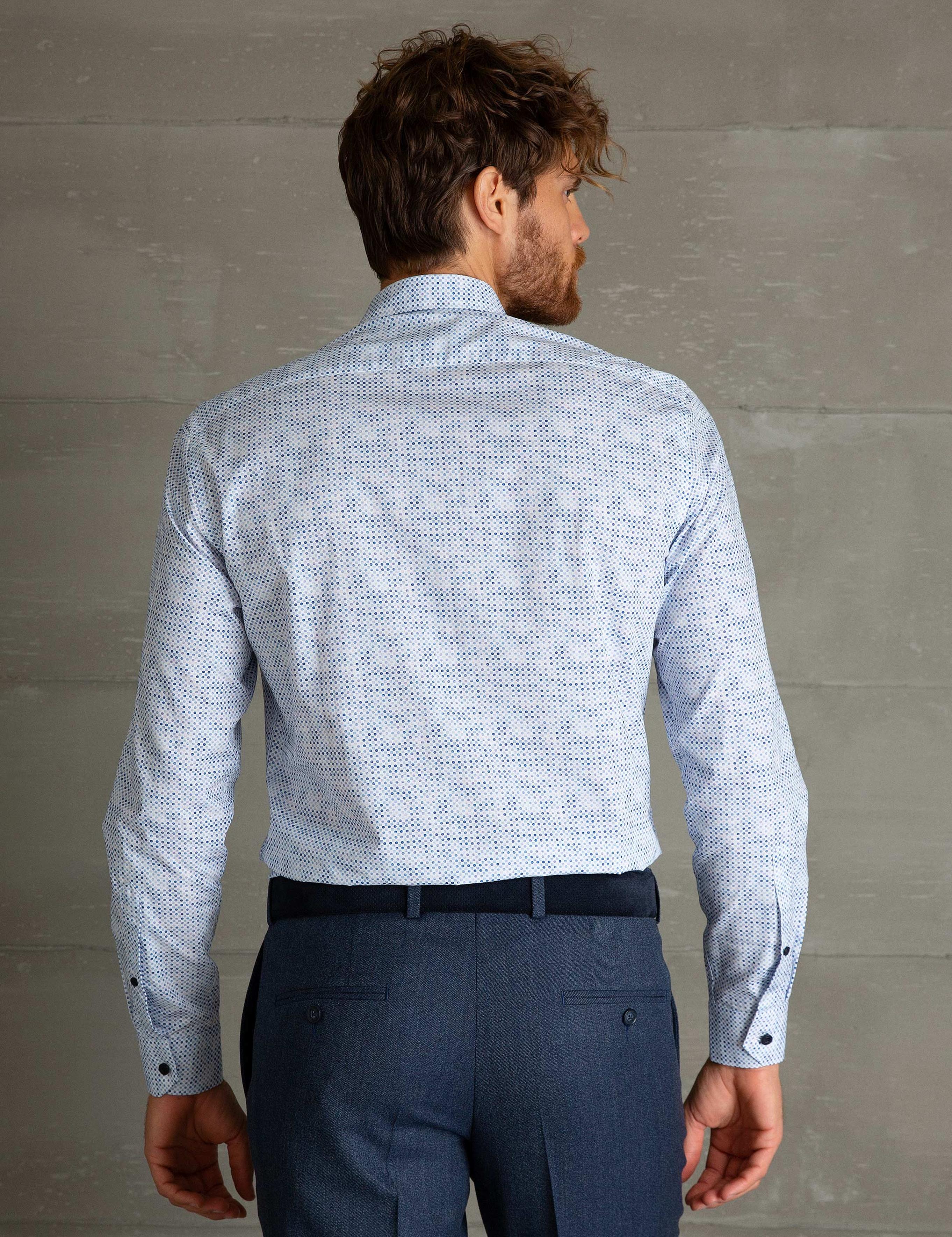 Mavi Slim Fit Gömlek