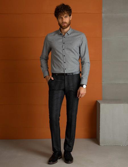 Antrasit Slim Fit Pantolon - 50194513014
