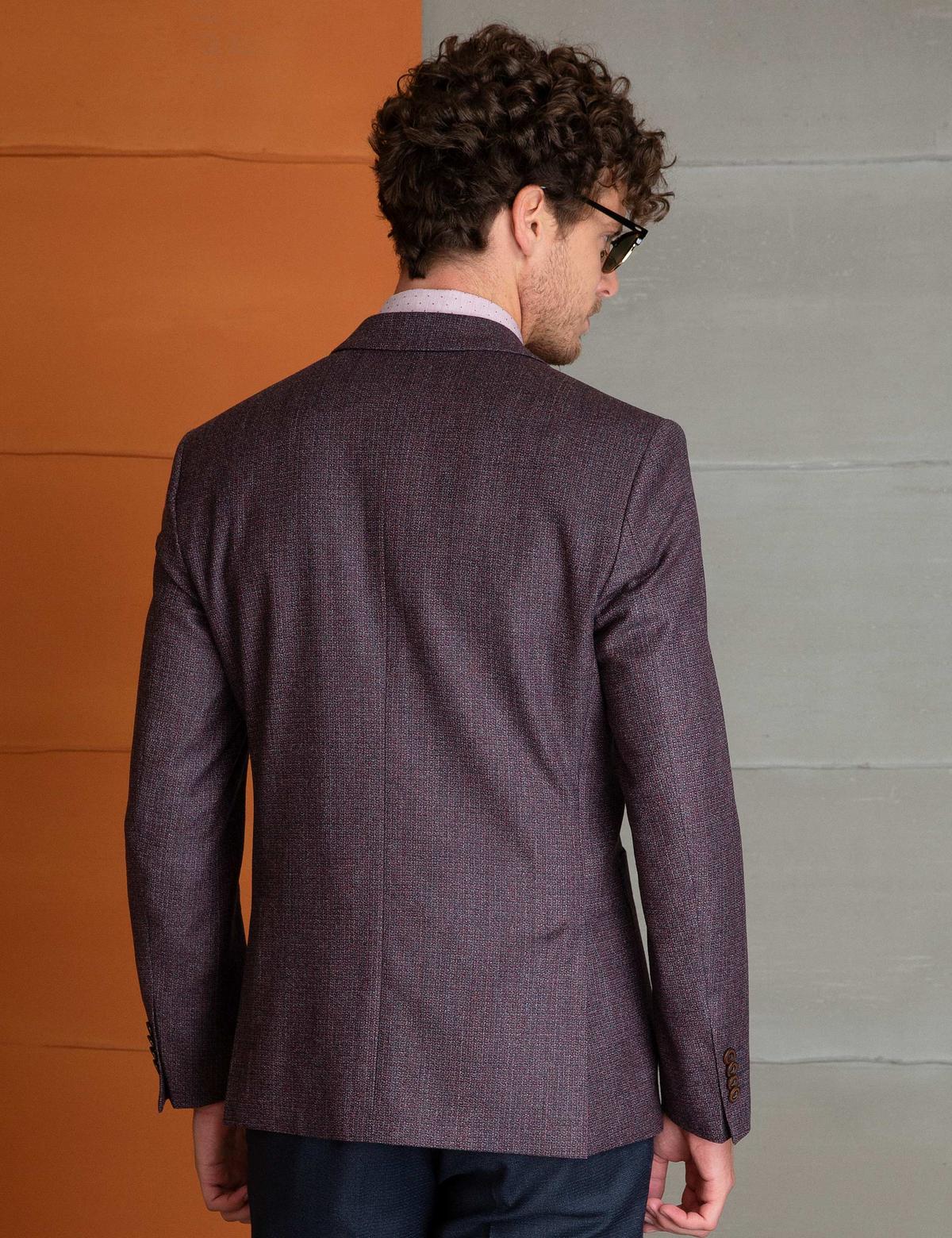 Bordo Slim Fit Ceket - 50203049041