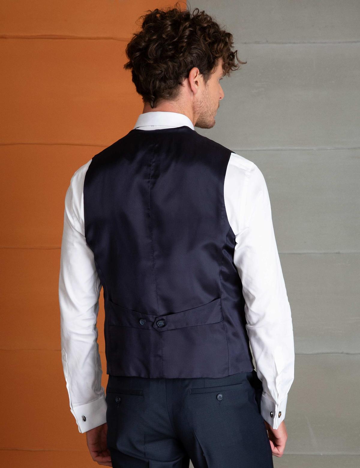 Lacivert Slim Fit Yelek - 50203311020