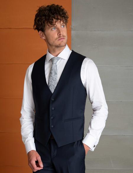 Lacivert Slim Fit Yelek - 50203311020