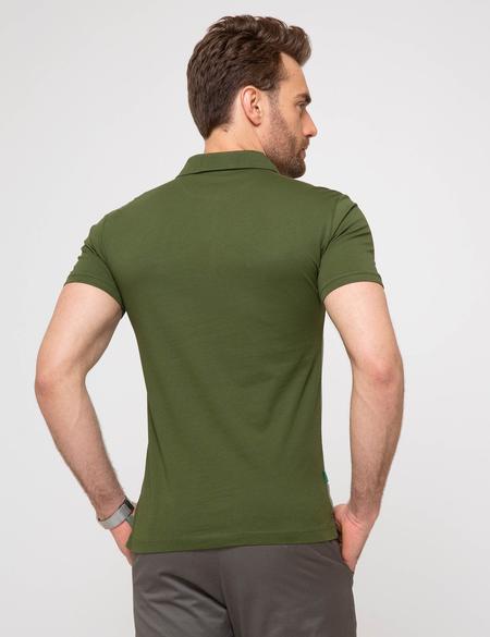 Yeşil Slim Fit Tişört - 50185870037