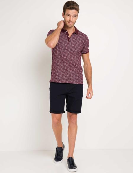 Bordo Slim Fit Polo Yaka T-Shirt - 50187658026