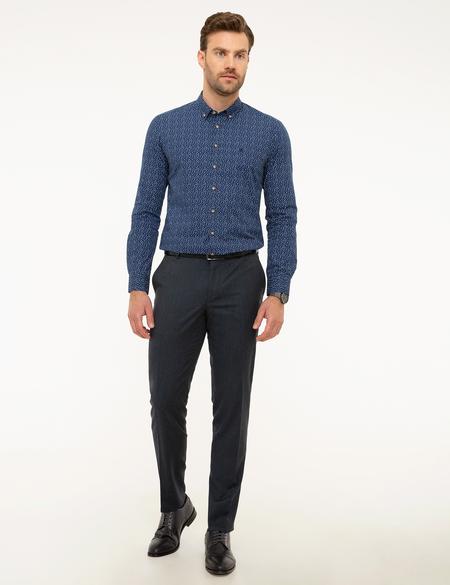 Lacivert Ex. Slim Fit Kumaş Pantolon - 50194585024