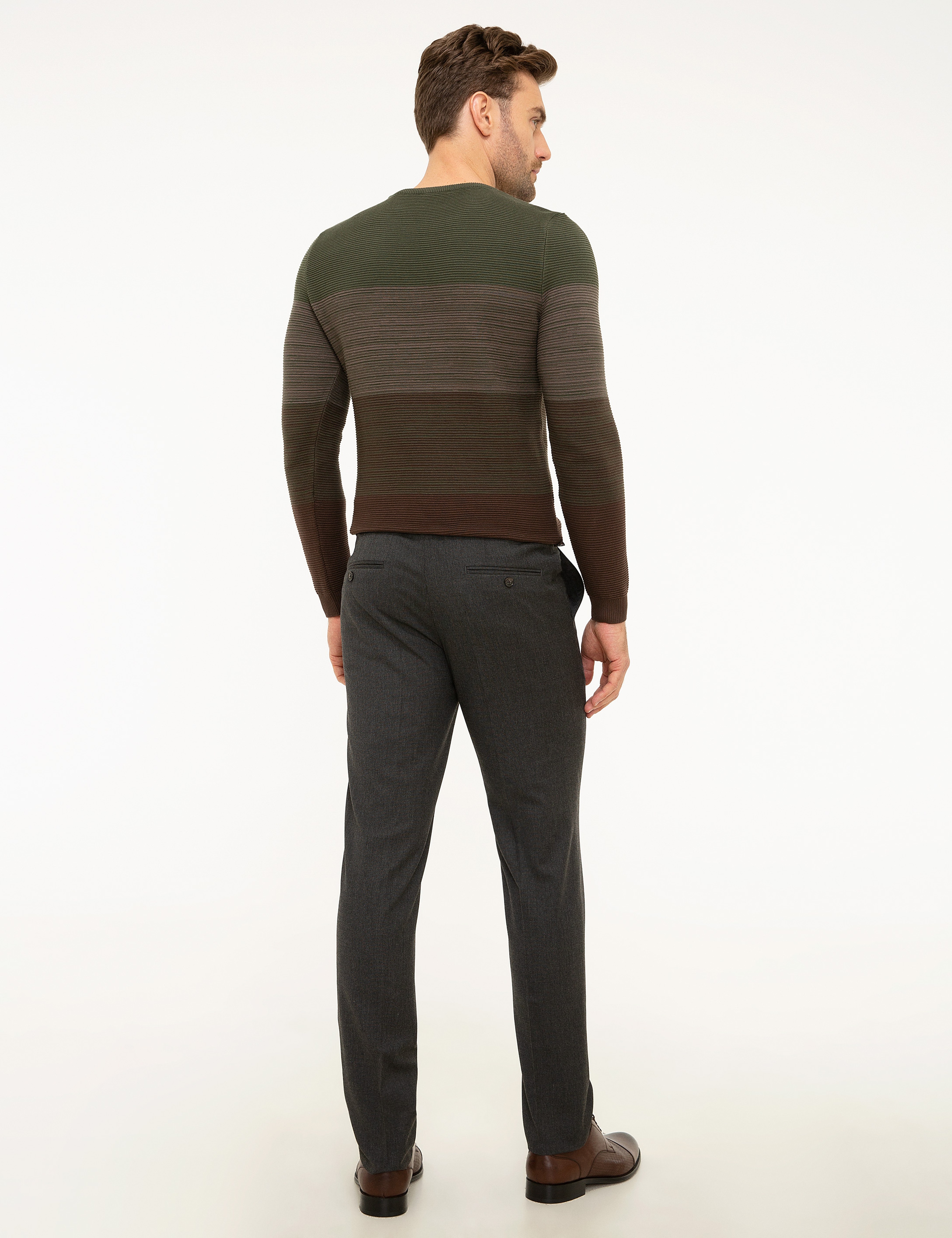 Kahverengi Ekstra Slim Fit Pantolon