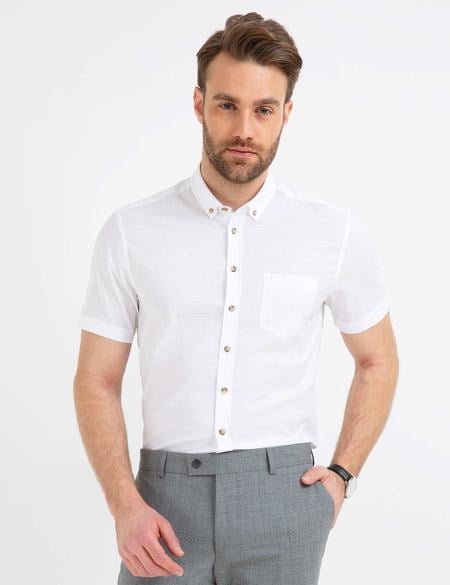 Regular Beyaz Gömlek - 50190810023