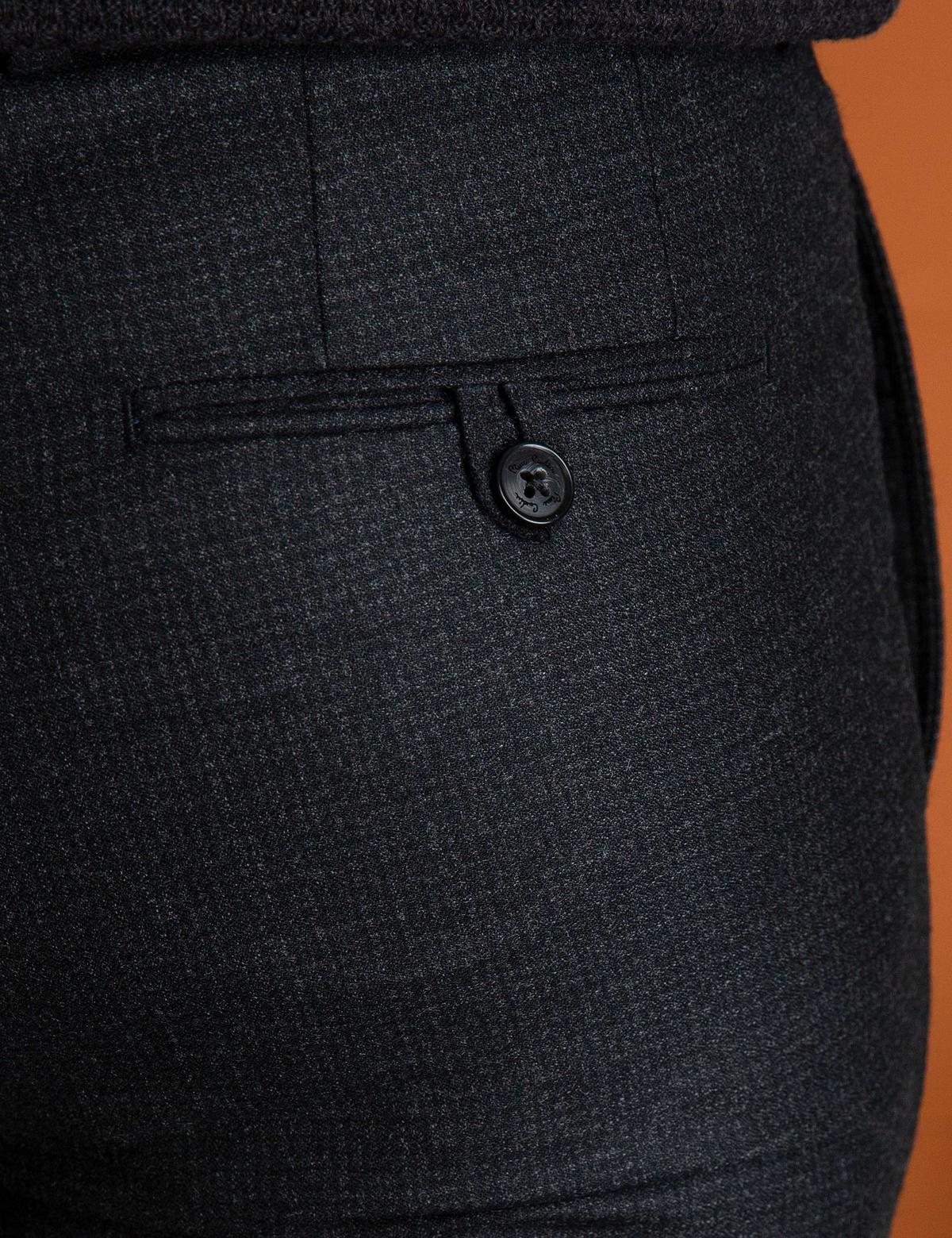 Antrasit Slim Fit Kumaş Pantolon - 50194582002