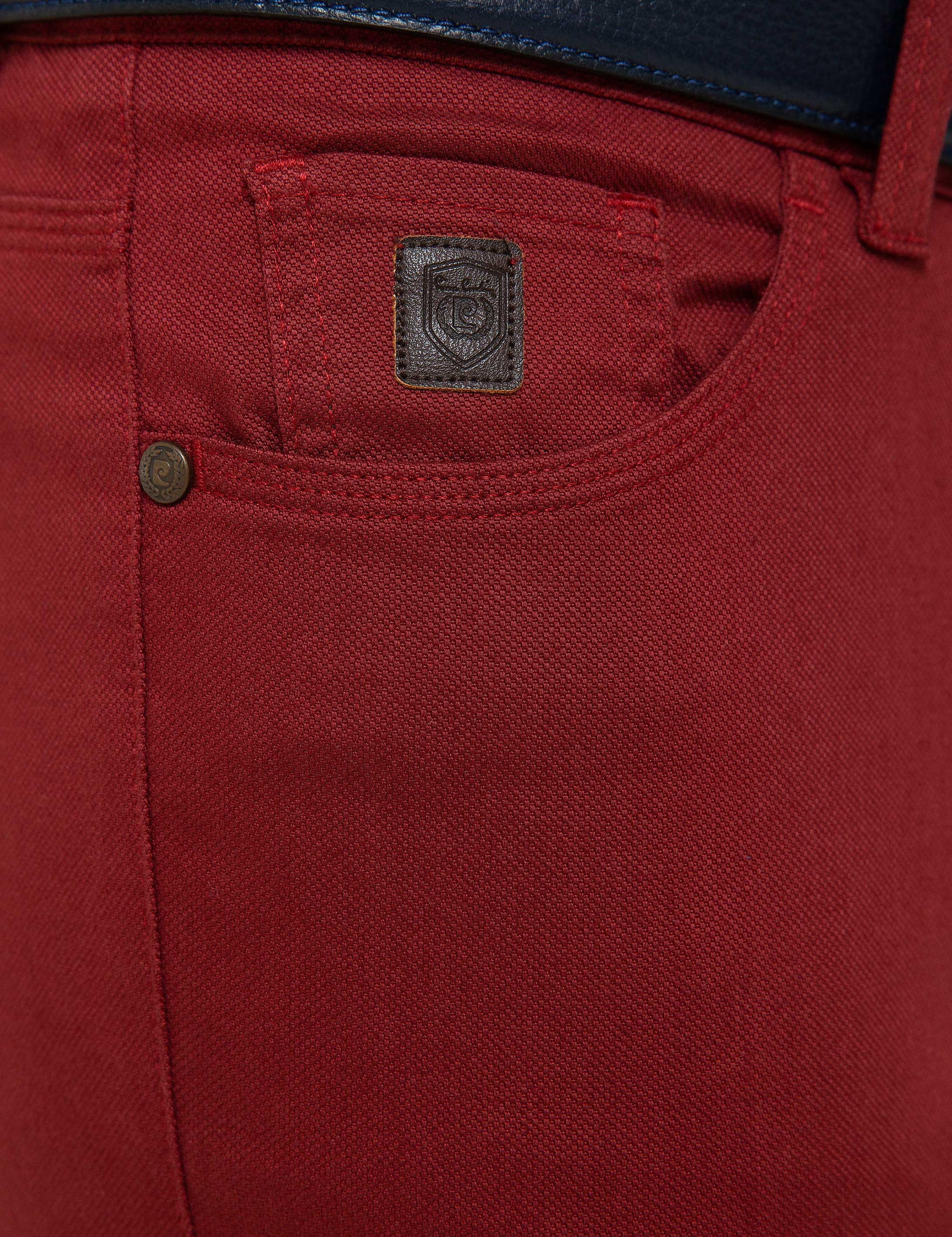 Kırmızı Slim Fit Chino Pantolon