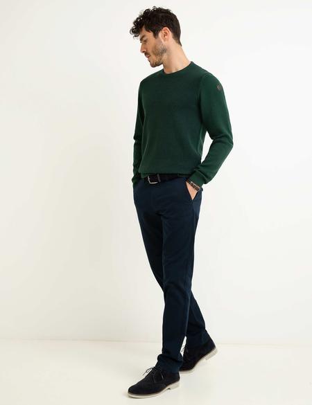 Lacivert Slim Fit Chino Pantolon - 50154741017