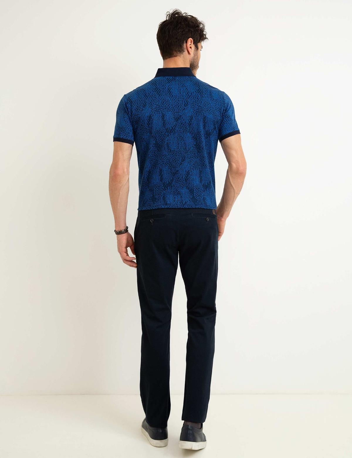 Lacivert Slim Fit Chino Pantolon - 50154742017