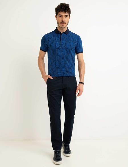 Lacivert Slim Fit Chino Pantolon - 50154742017