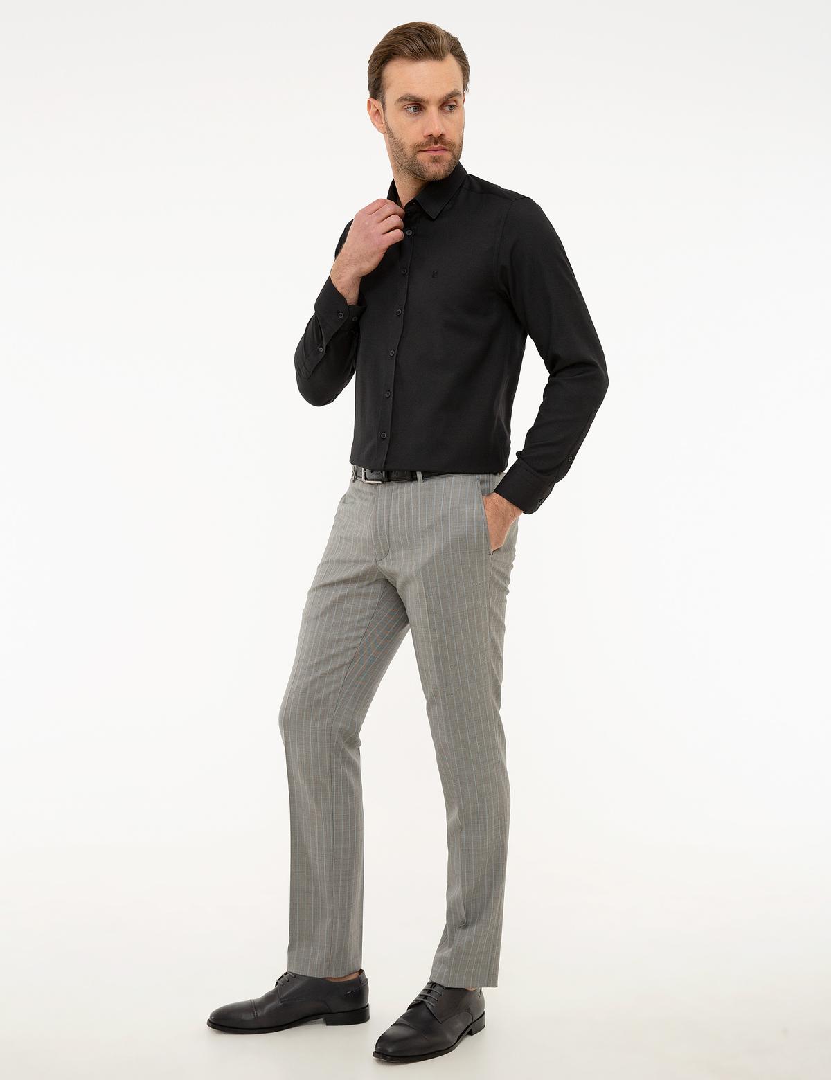 Gri Slim Fit Pantolon - 50189910005