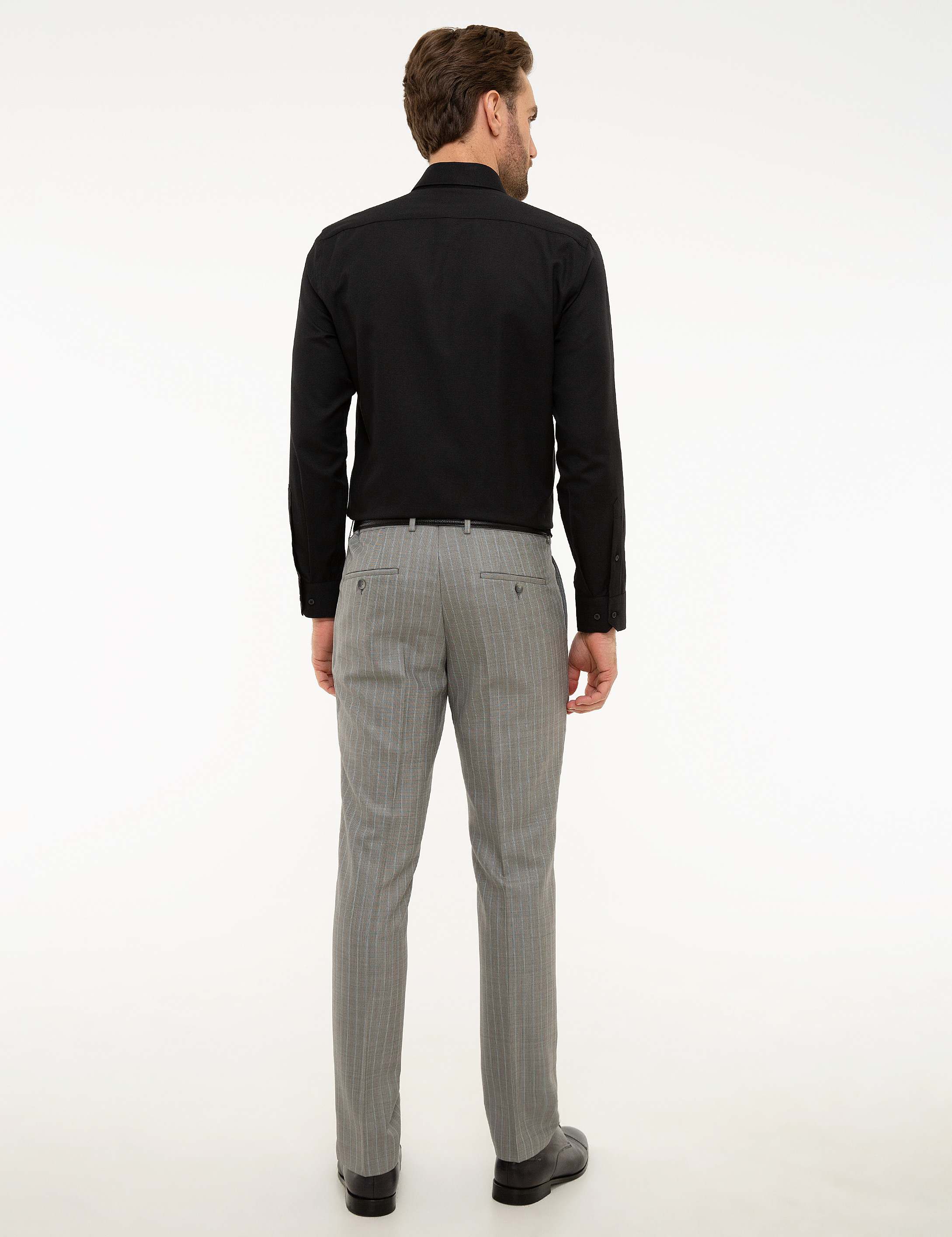Gri Slim Fit Pantolon