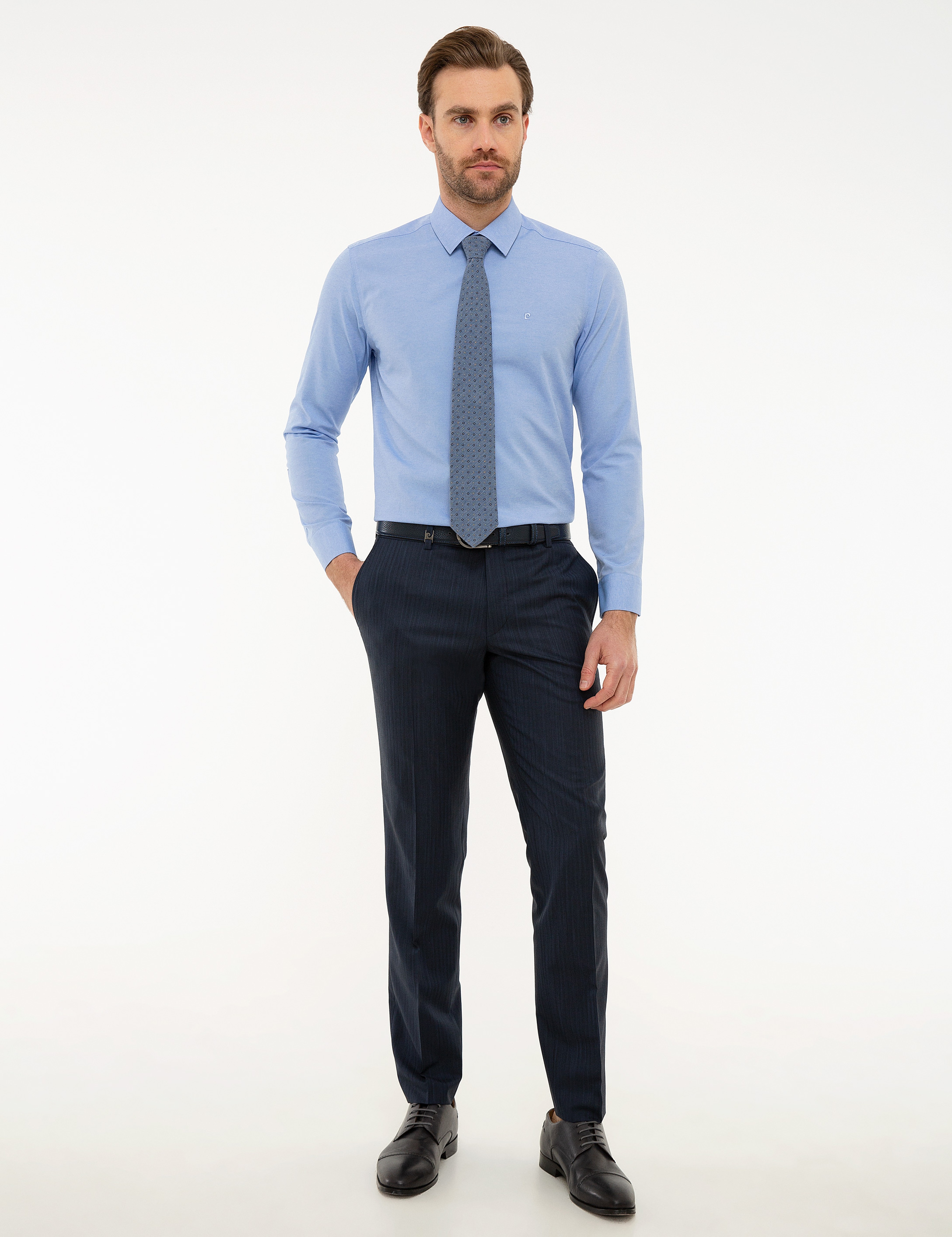 Mavi Slim Fit Basic Gömlek - Image 4