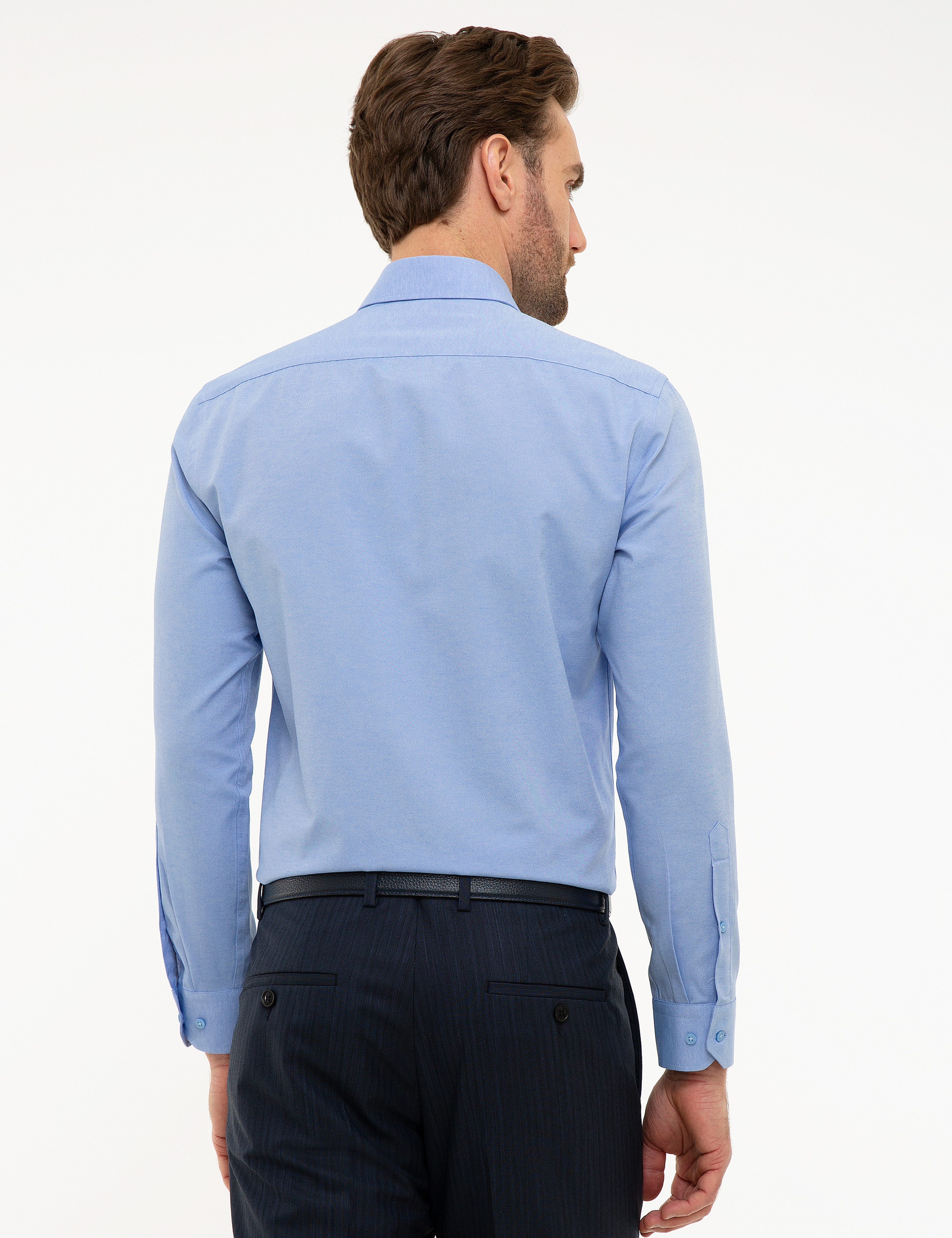 Mavi Slim Fit Basic Gömlek - Image 3