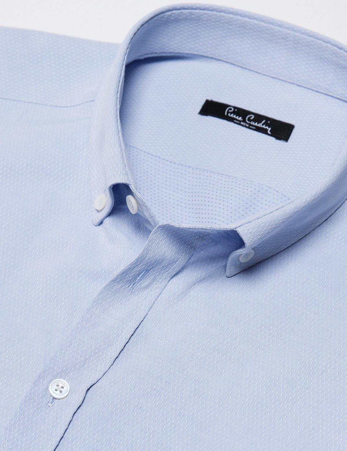 Açık Mavi Slim Fit Gömlek - 50189434013