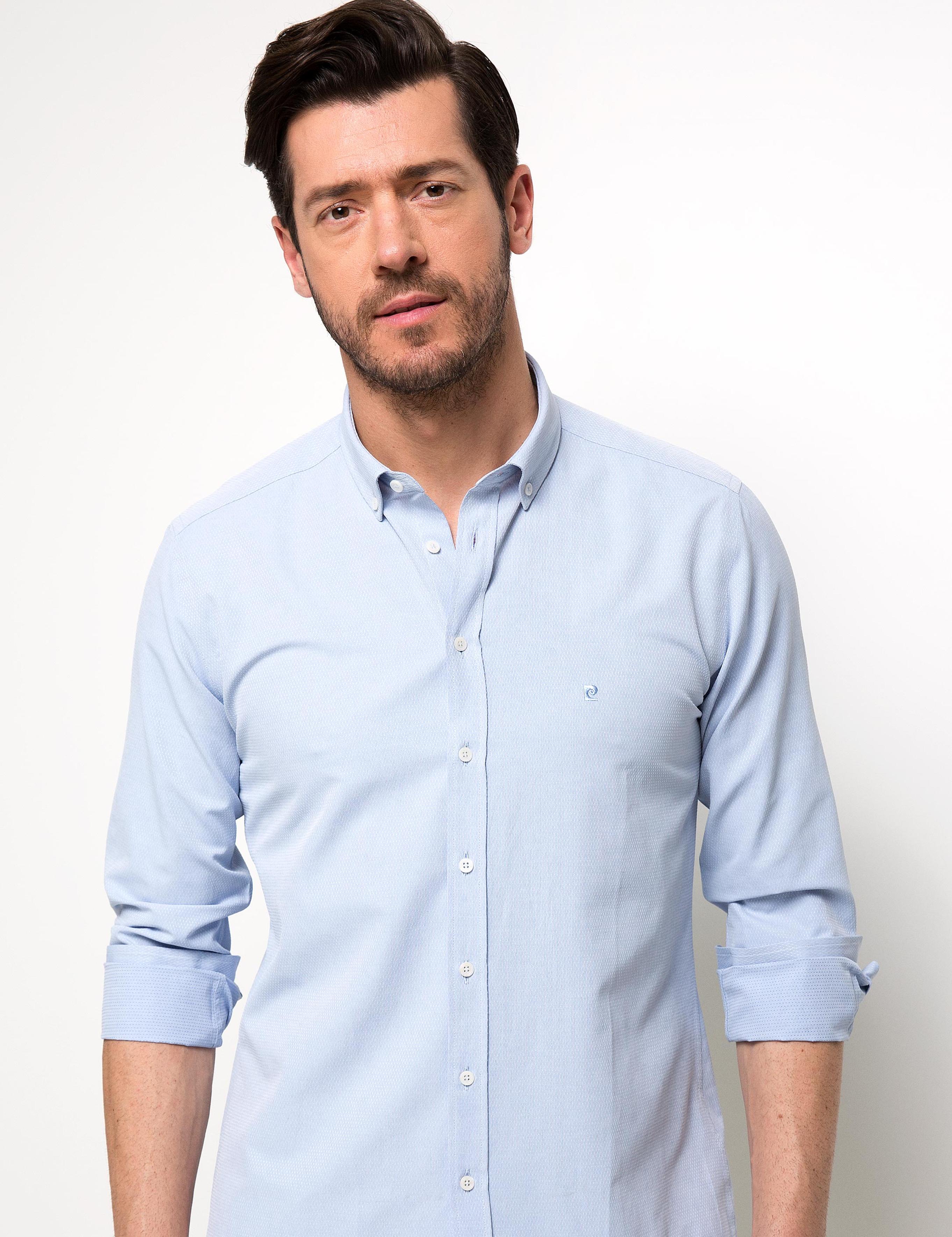 Açık Mavi Slim Fit Gömlek