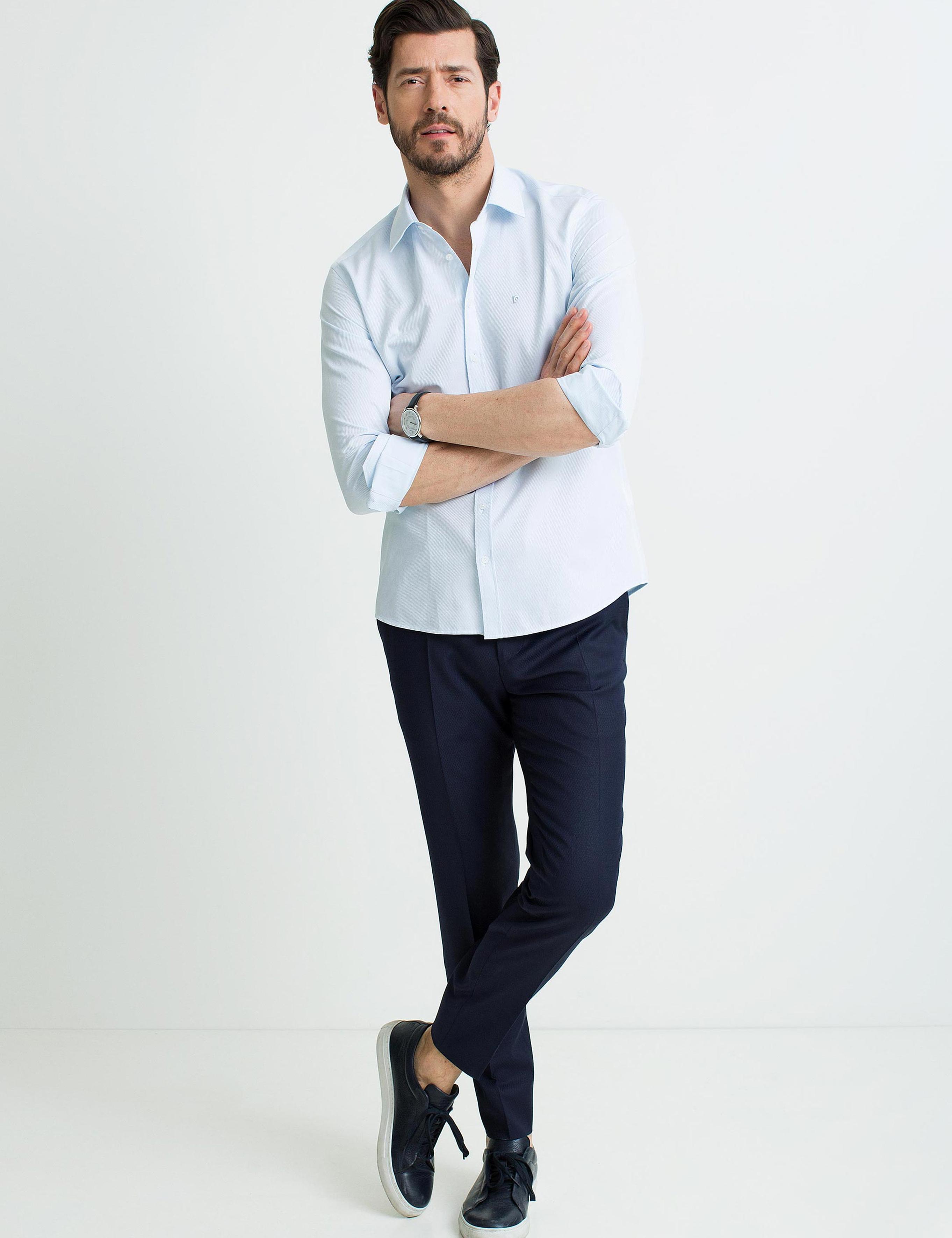 Açık Mavi Slim Fit Gömlek