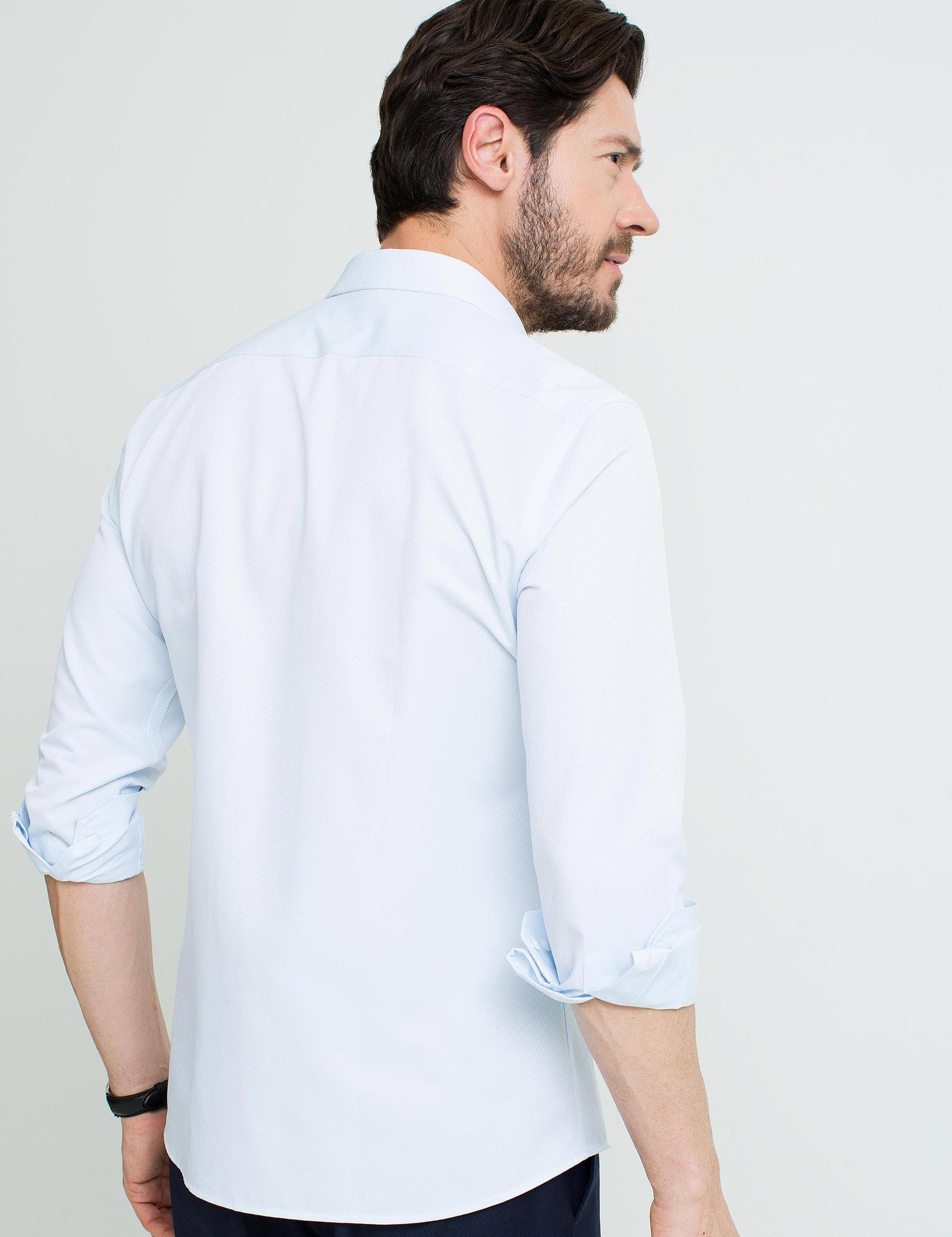 Açık Mavi Slim Fit Gömlek