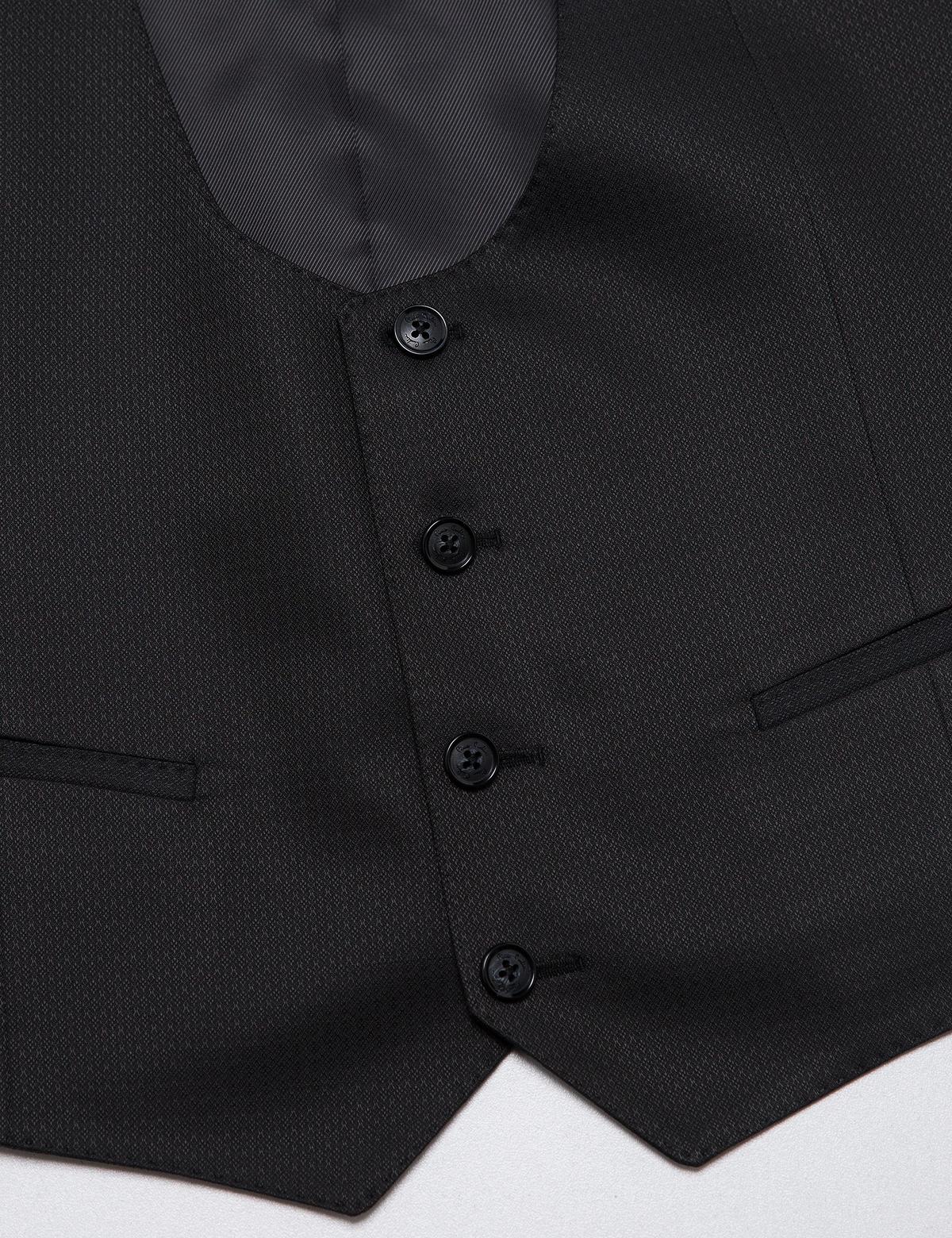 Siyah Yelekli Damatlık Smokin - 50185630011