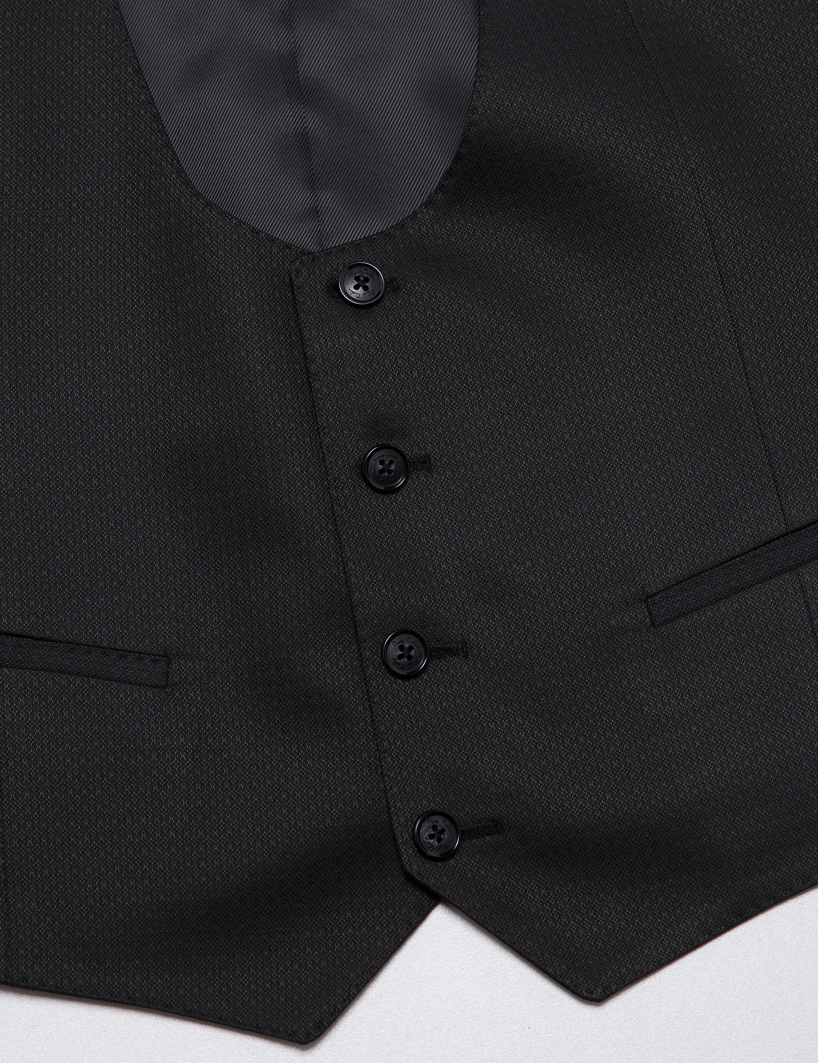 Siyah Yelekli Damatlık Smokin