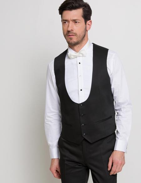 Siyah Yelekli Damatlık Smokin - 50185630011
