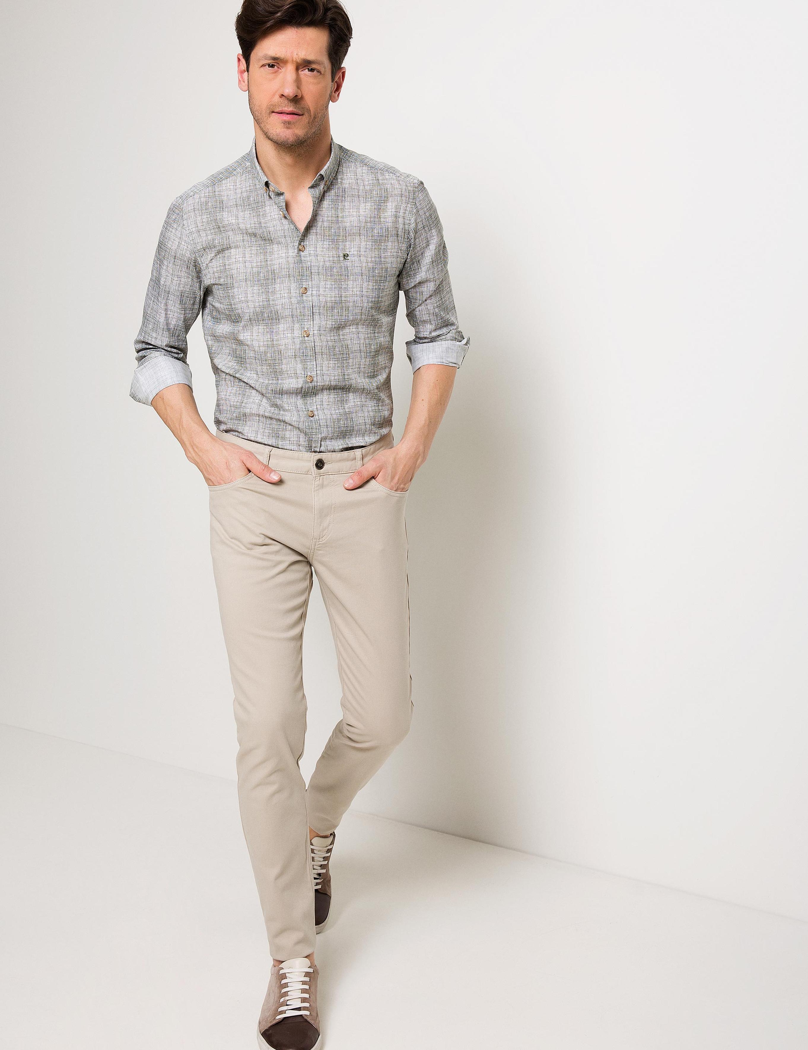 Haki Slim Fit Gömlek