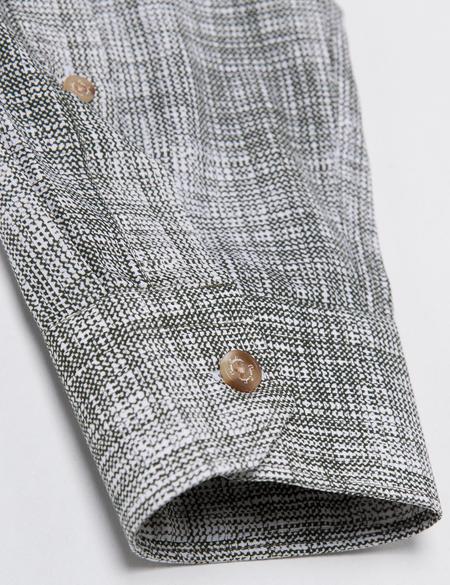 Haki Slim Fit Gömlek - 50186206046