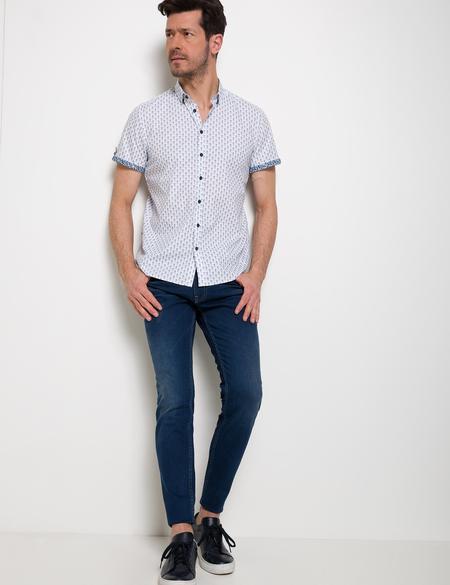 Lacivert Denim Pantolon - 50186305004