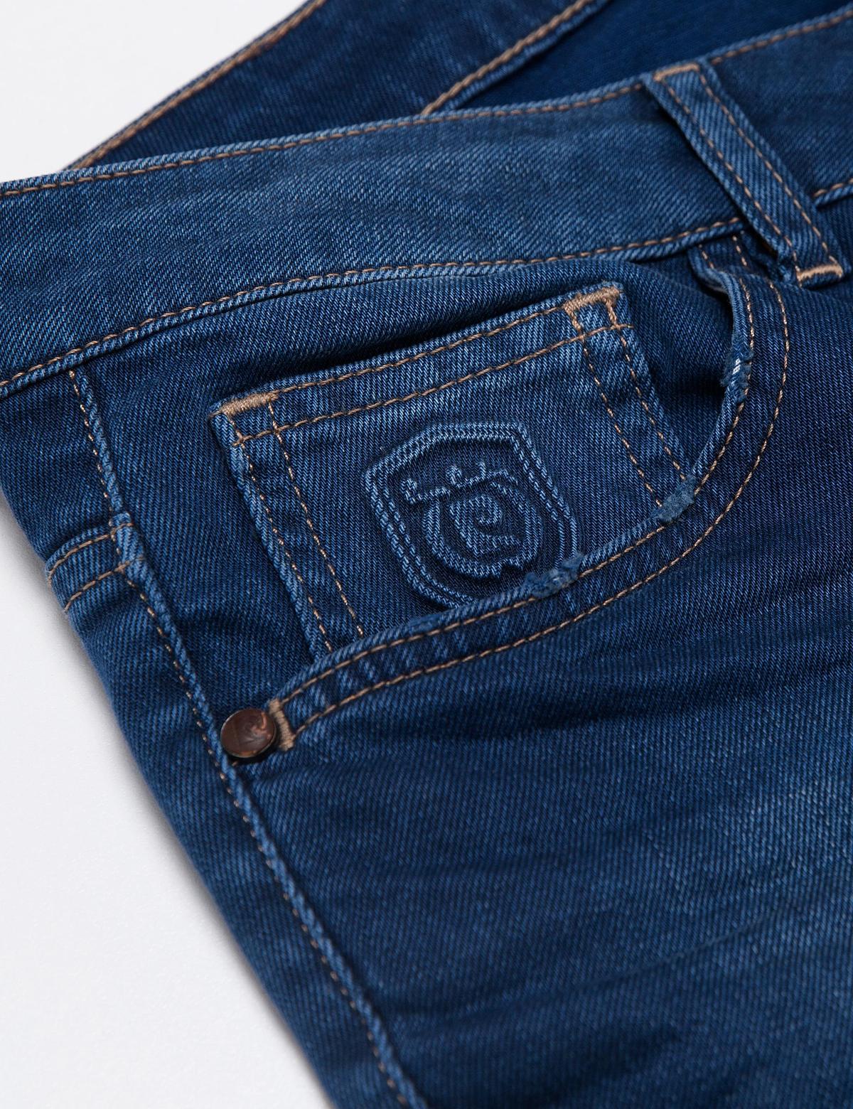 Lacivert Denim Pantolon - 50186305004