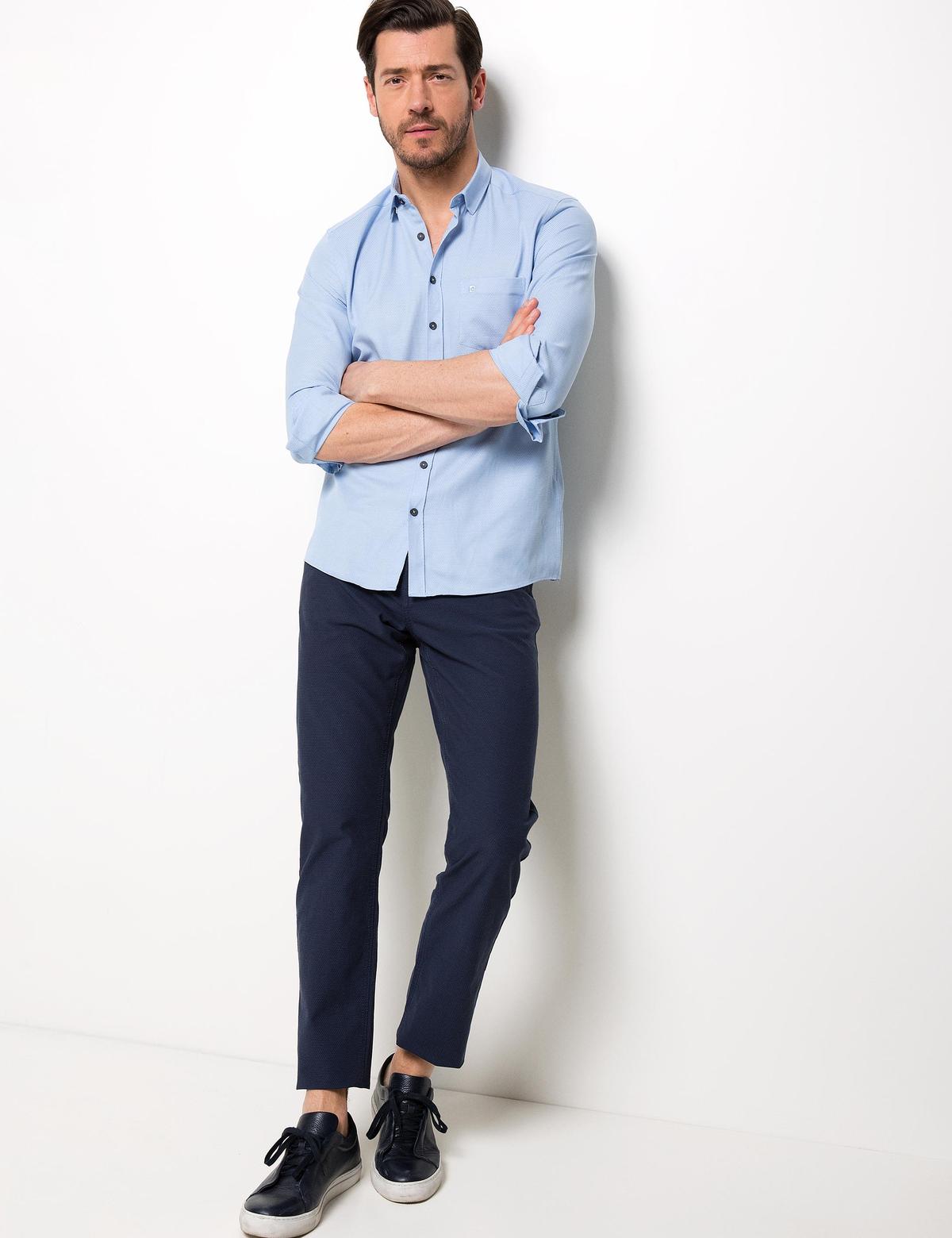 Açık Mavi Regular Fit Gömlek - 50188505023