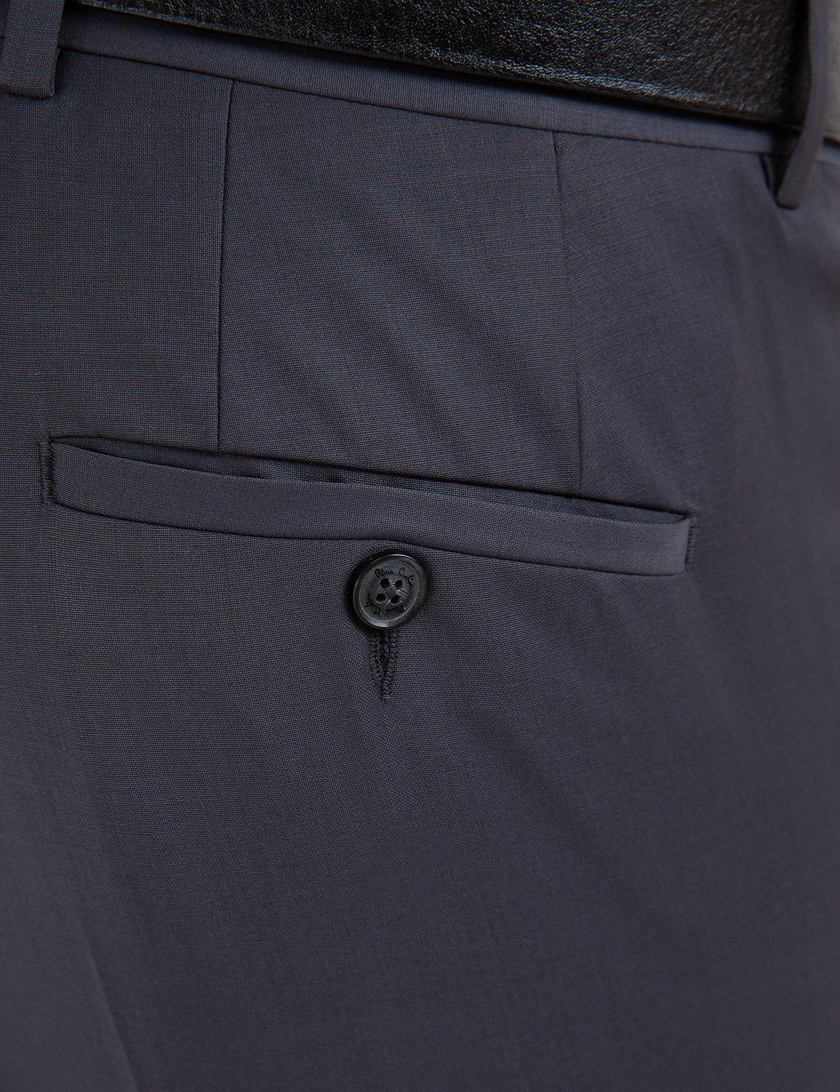 Gri Slim Fit Pantolon