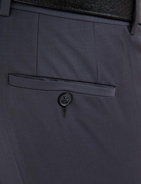 Gri Slim Fit Pantolon - 50189267043