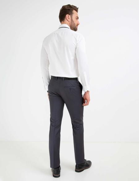Gri Slim Fit Pantolon - 50189267043