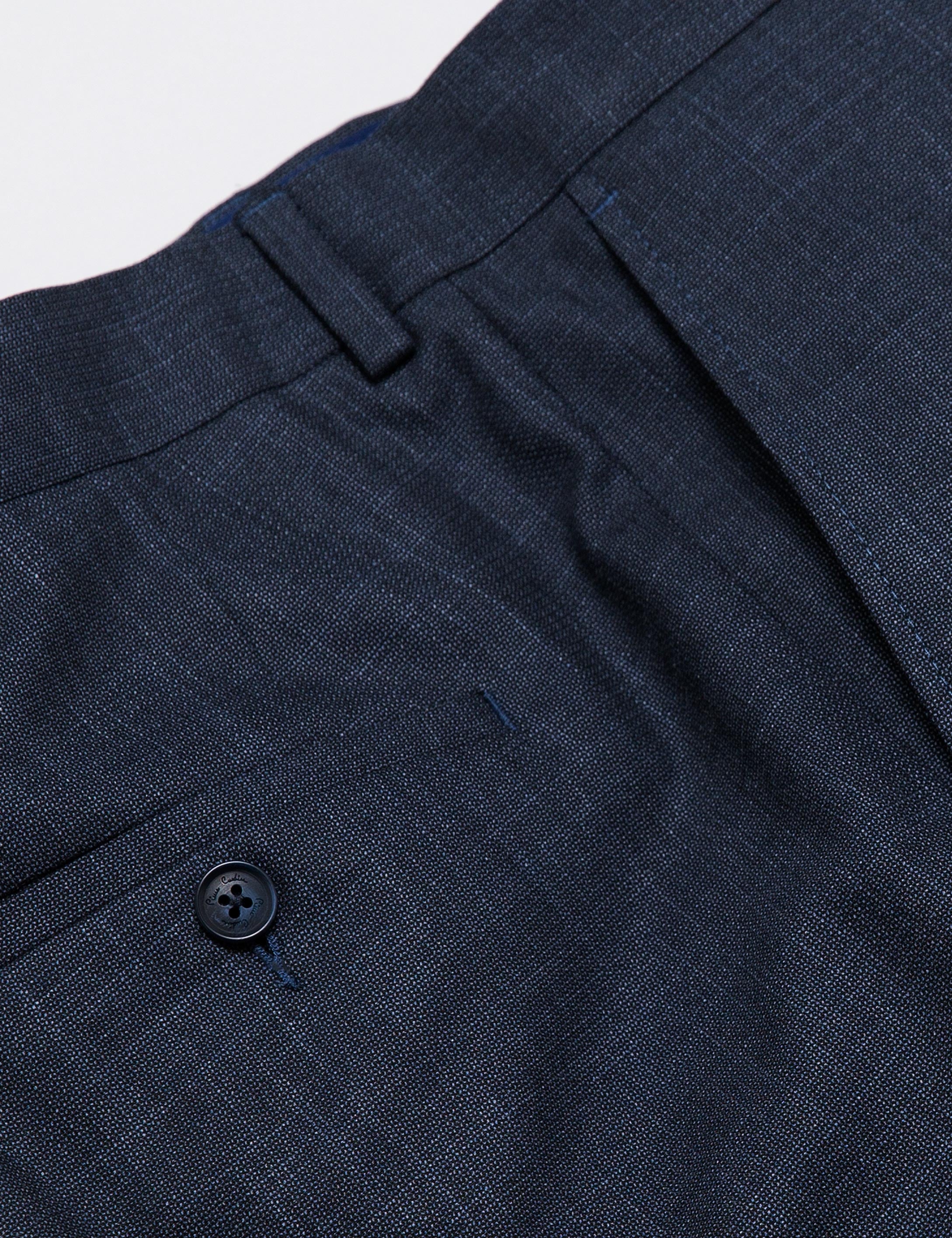 Lacivert Slim Fit Kumaş Pantolon