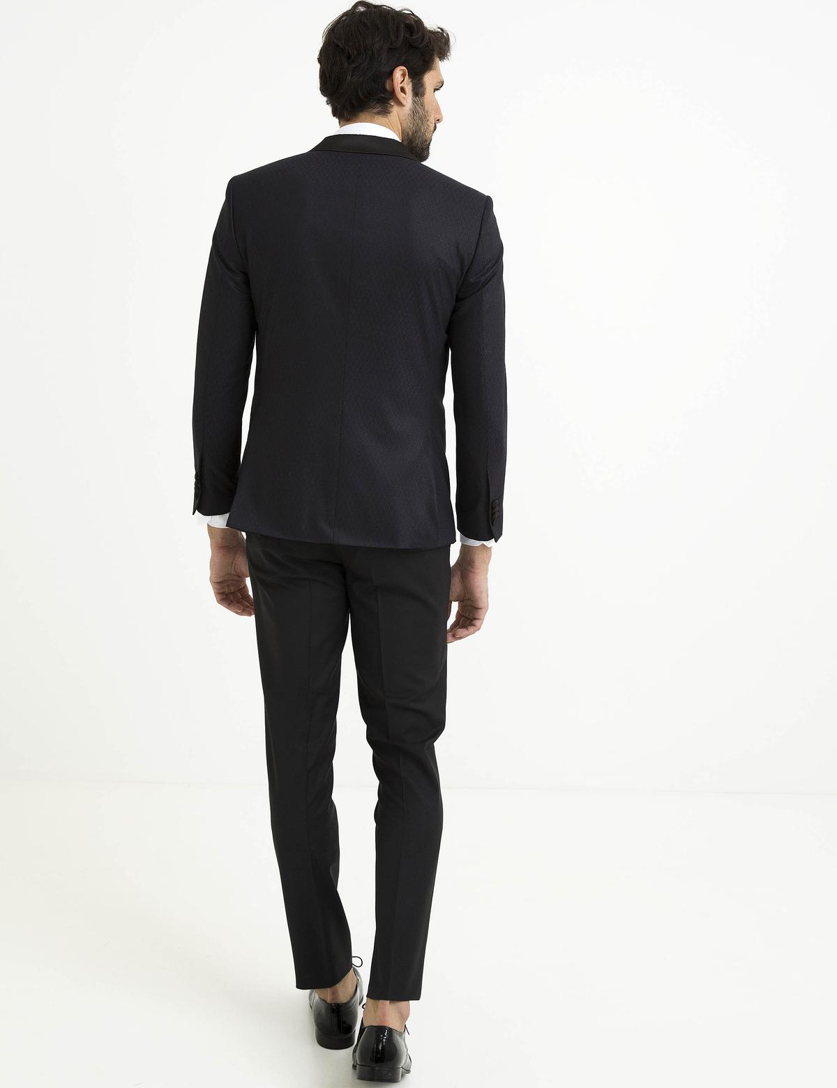 Mürdüm Yelekli Damatlık Smokin - 50190805008