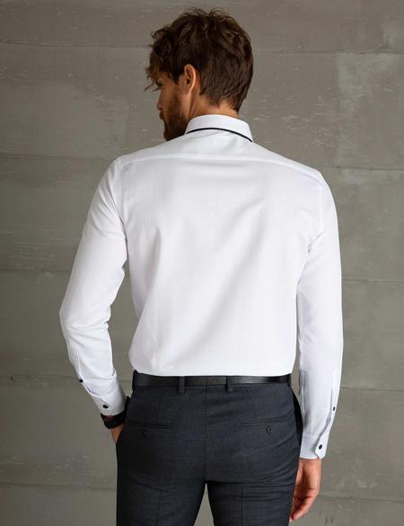 Beyaz Slim Fit Uzun Kollu Gömlek - 50194486019