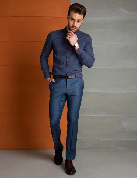 Lacivert Pantolon - 50208469059