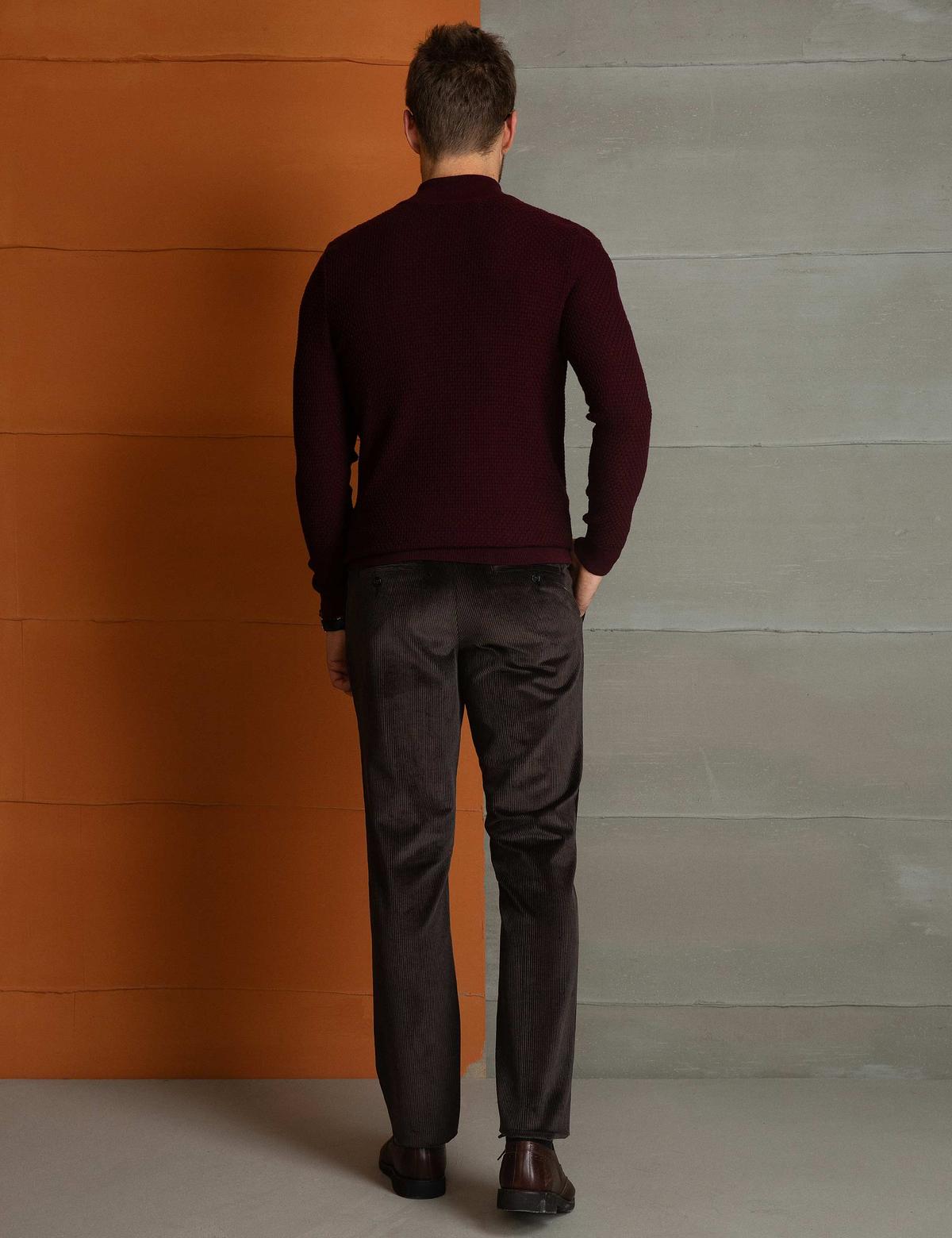 Kahverengi Slim Fit Pantolon - 50208526016