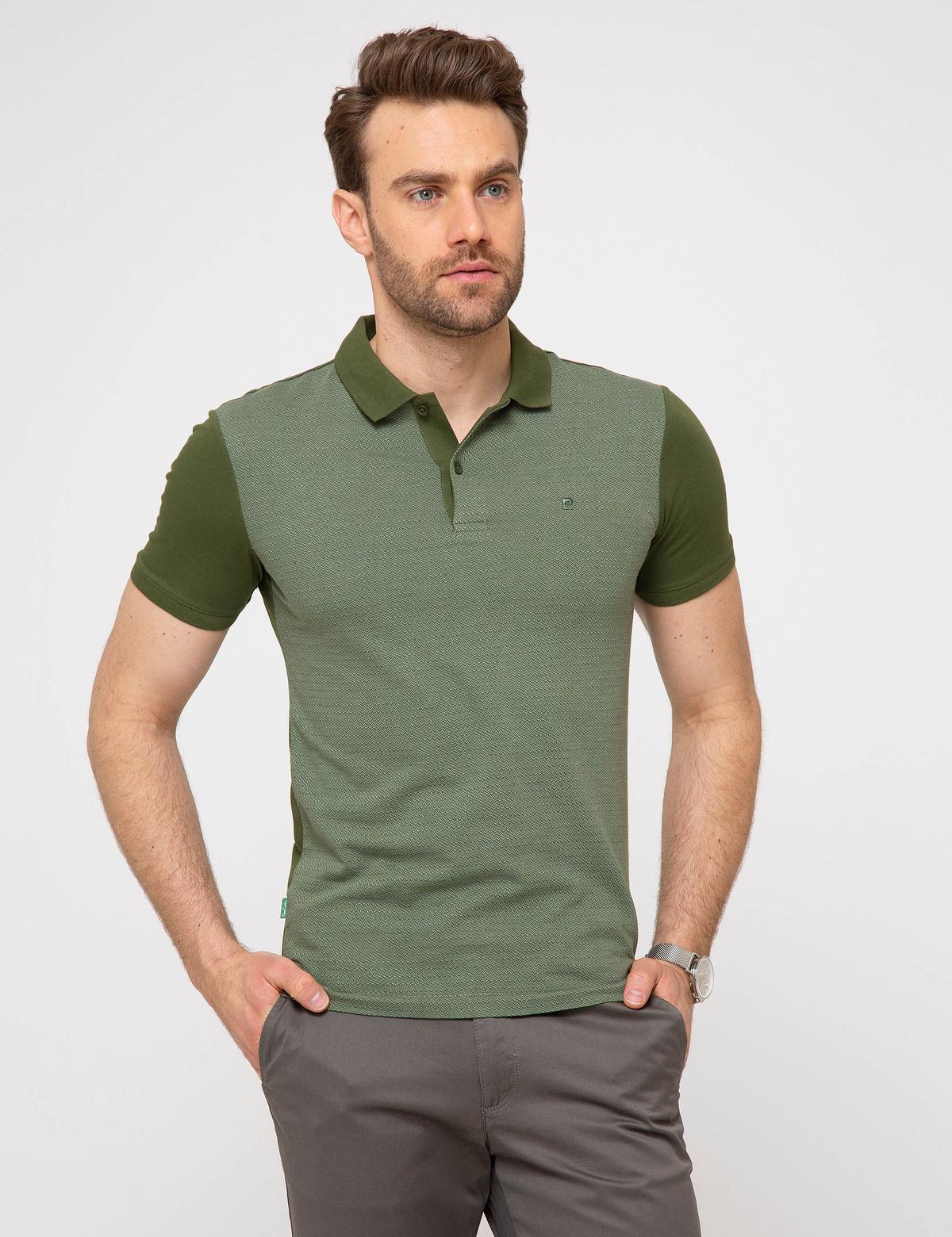 Yeşil Slim Fit Tişört