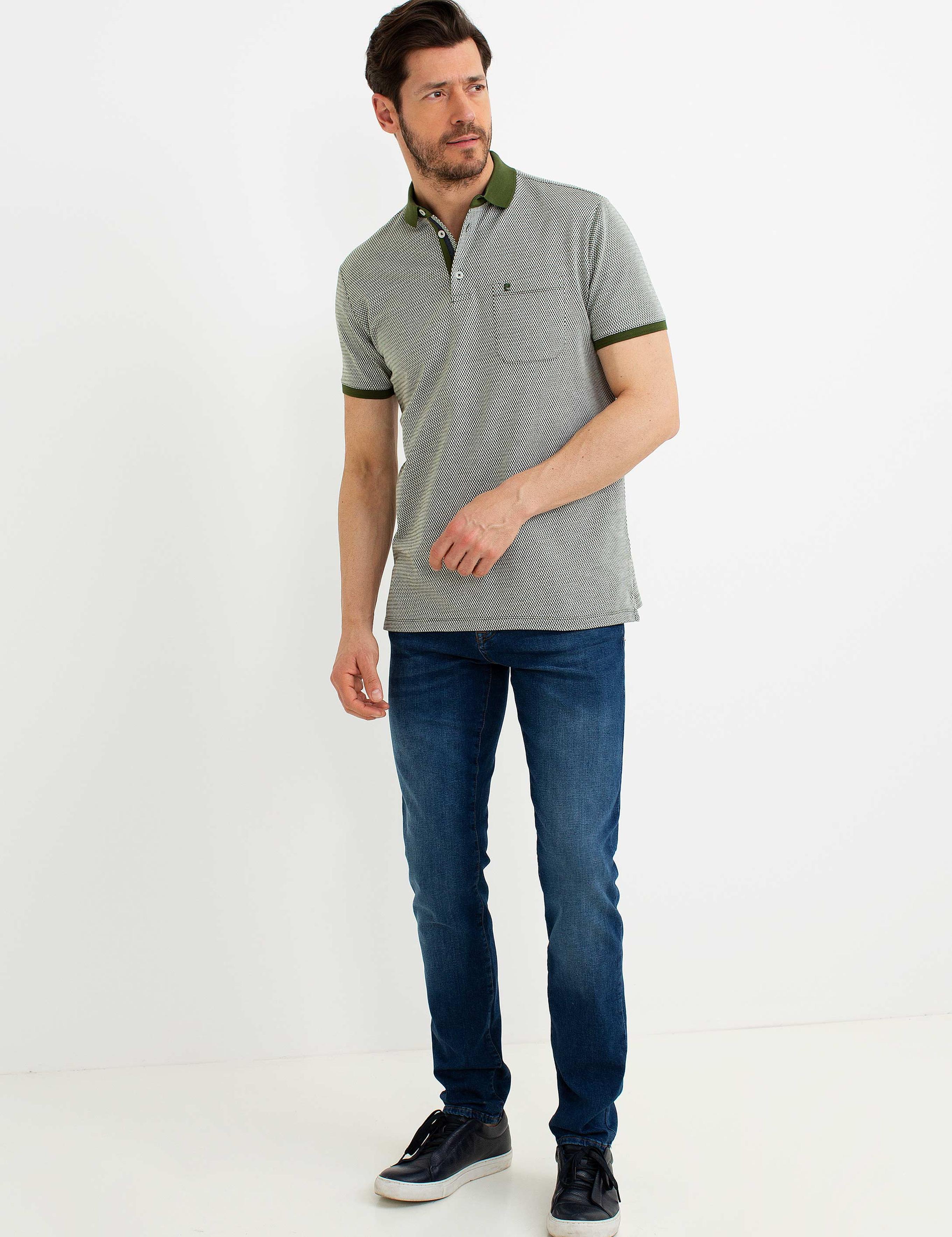 Yeşil Regular Fit T-Shirt